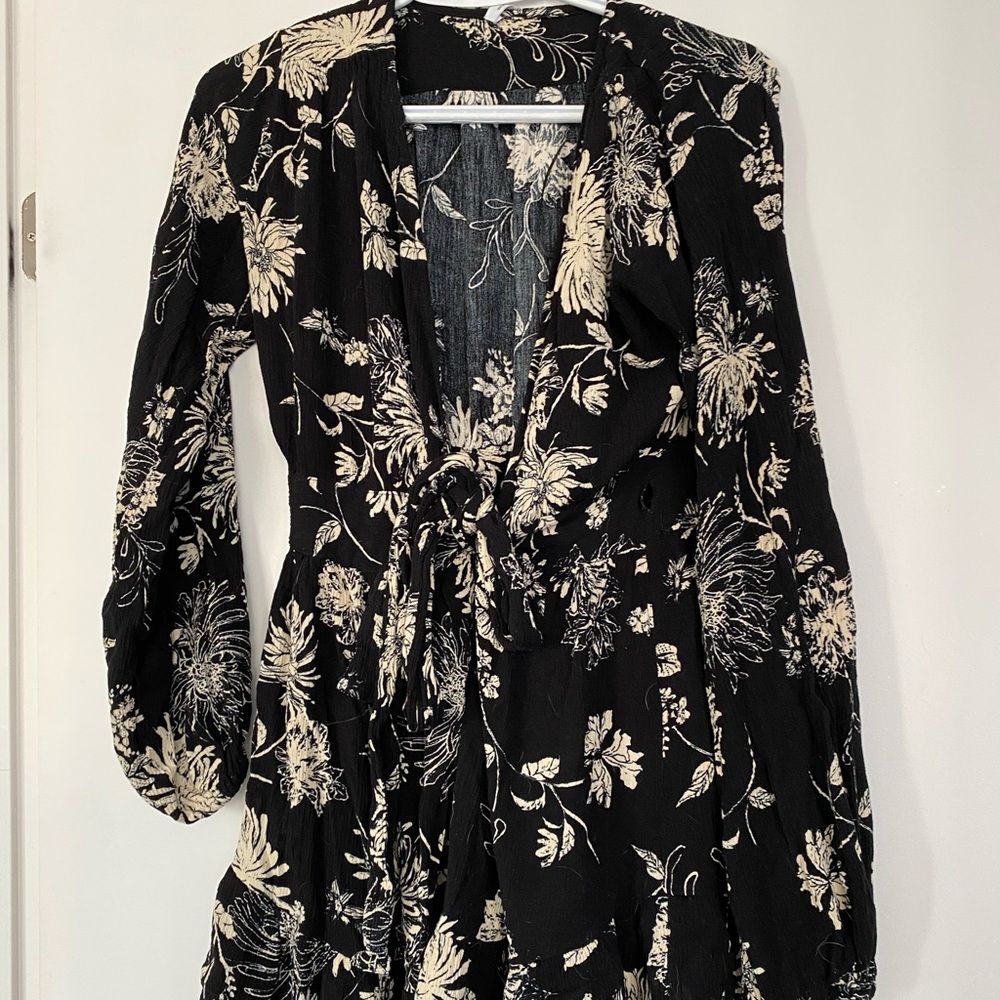 Floral Wrap Dress